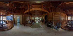 Foto em 360 graus da casa do rico