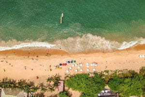 Aérea Dji Drone Rio tour 360 em Porto Seguro Resort Arcobaleno Al Mare