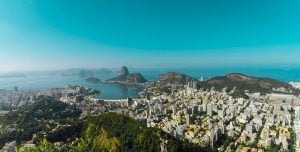 Vista aerea do rio de janeiro