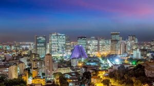 vista aérea do Rio de Janeiro, catedral, centro do rio de janeiro, rio tour 360
