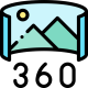 Foto tour 360 graus Panoramica tour virtual 360
